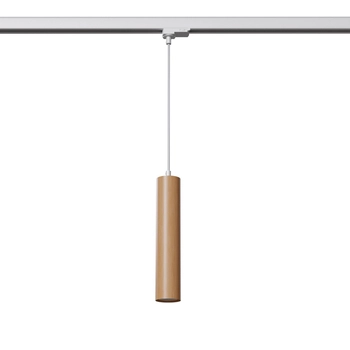 Trzyfazowa lampa wisząca rurka LINO MYL.00177 z żarówką brązowy