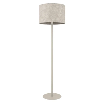 Podłogowa lampa tkaninowa CEDRO 11667 z wtyczką beżowa