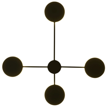 Metalowy kinkiet Clex MW1134-1120 Step LED 12W 3000K do holu czarny