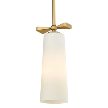 Lampa wisząca 1-punktowa Bow P01138BR Cosmolight mosiądz