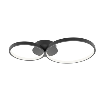 Sufitowa lampa Maver SPL-20452-2-BK LED 30W 3000-6000K ringi okrągłe czarne