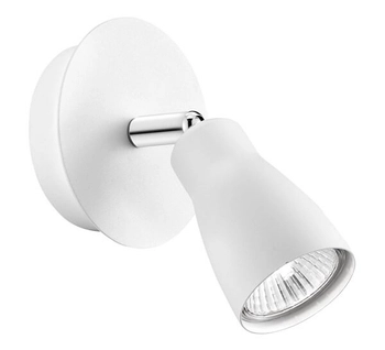 Kierunkowa lampa ścienna Neuquen reflektorek do holu biały