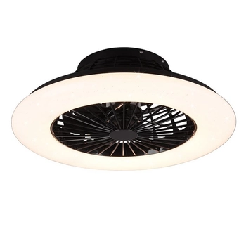 Lampowentylator na sufit STRALSUND R62522132 RL Light LED 30W 3000-6500K na pilot czarny