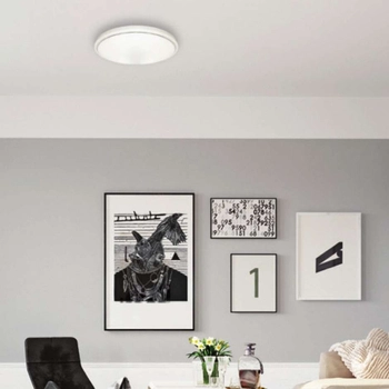 Łazienkowa LAMPA sufitowa PEPE ML6065 Milagro okrągła OPRAWA metalowa LED 10W 4000K plafon IP44 biały