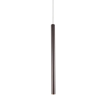 Wiszący zwis METALIC P0669 tytanowy tuba LED 1W 3000K do salonu
