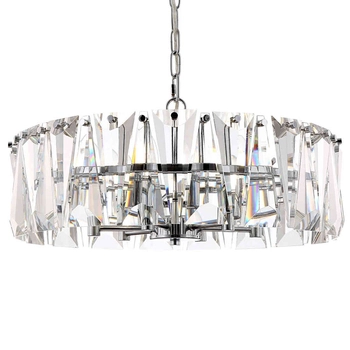 LAMPA wisząca PUNTES MOD043PL-06CH Maytoni glamour OPRAWA crystal zwis na łańcuchu chrom