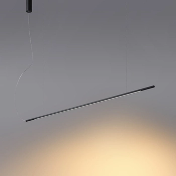 Lampa wisząca Line 536301103 Elkim LED 18W 3000K nad wyspę czarna