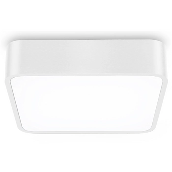 Metalowy plafon Norip 314902102 Elkim LED 36W 3000K kwadratowy biały