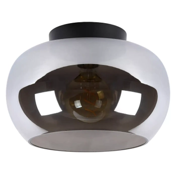 Sufitowa lampa loft Judi 45177/30/65 Lucide do sypialni przydymiona czarna