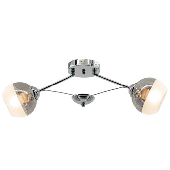 LAMPA sufitowa 1018/2 8C Elem metalowa OPRAWA szklane kule chrom