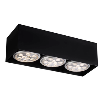 Sufitowa LAMPA natynkowa YATOMI 1212 Shilo regulowana OPRAWA metalowa SPOT czarny