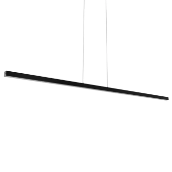 Liniowa lampa wisząca metalowa 1259 LED 21W 3000-6000K czarna