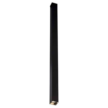 Sufitowa LAMPA biurowa DOHA 1704 Shilo metalowa tuba prostokątny downlight czarny