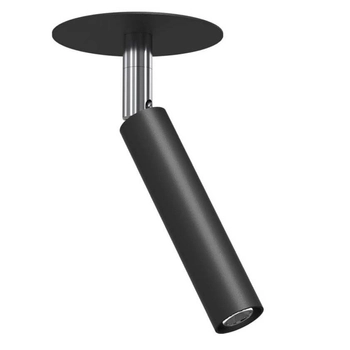Reflektor podtynkowy Ace 3250 BROSline ruchomy metalowy czarny