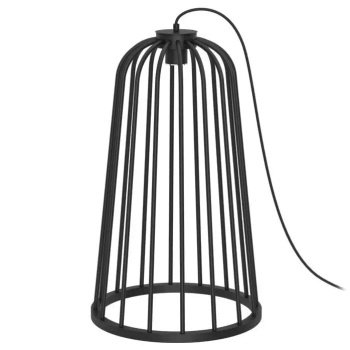 Zewnętrzna lampa stojąca no.moon 9419 druciana IP44 czarna
