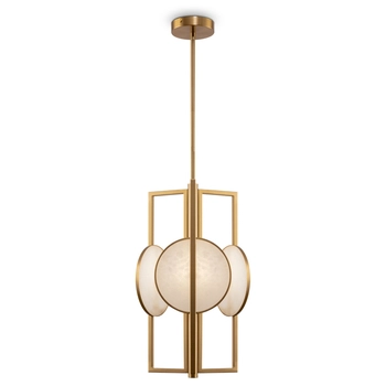 Lampa wisząca regulowana Marmo MOD099PL-03G ramki złote