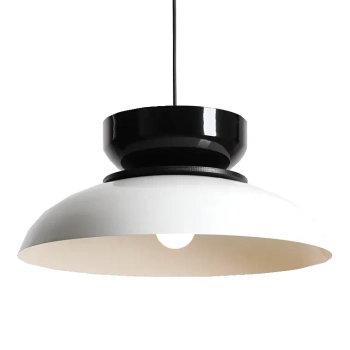 Lampa wisząca nad wyspę ALDO 1152G2_3_C do jadalni biała czarna