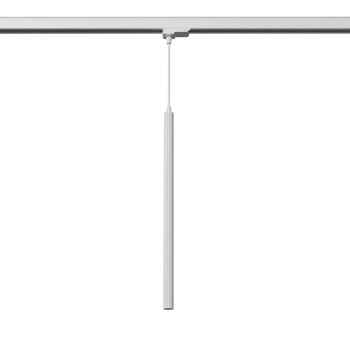 Wisząca lampa minimalistyczna trzyfazowa ARCHE MYL.00271 tuba biały