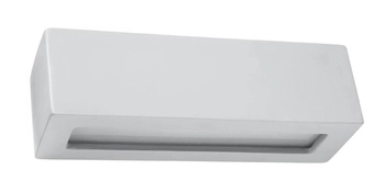 Ceramiczna LAMPA ścienna SL.0877 prostokątna OPRAWA listwa kinkiet szary