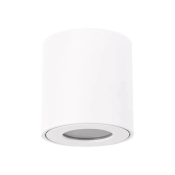 Zewnętrzna LAMPA sufitowa ZORBA DWL 03954 Ideus metalowa OPRAWA tuba outdoor IP54 biała