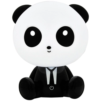 Dziecięca lampka nocna PANDA 327215 Polux LED 2,5W ściemnialna dotykowa biała czarna