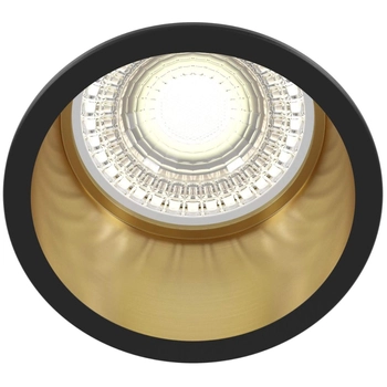 Lampa do zabudowy Reif DL049-01GB oczko złote czarne