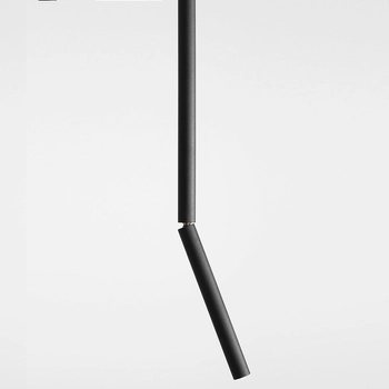 Czarna tuba Stick 1084PL_G1_L Aldex obrotowa sufitowa lampa minimalistyczna