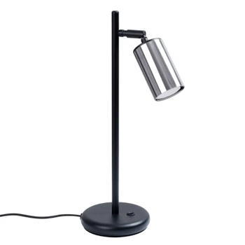 Lampka biurkowa Winx SL.1373 Sollux z włącznikiem tuba czarny chrom