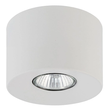 Nastropowa lampa tuba Orion 3234 TK Lighting okrągła metalowa biała