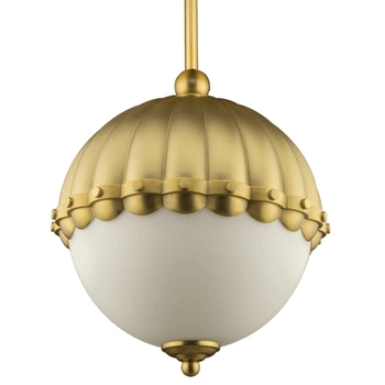 Dekoracyjna lampa wisząca Pralines P01220BR Cosmolight kula mosiądz