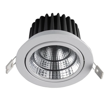 Wpustowa lampa sufitowa LED West TS05136 15W 1320LM 3000K S.WH Italux okrągła biała