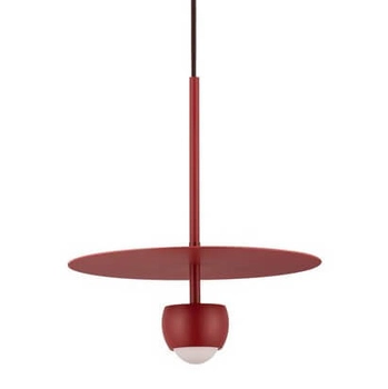 Ledowa lampa wisząca BAILA LE44537 8W 3000K okrągła czerwona