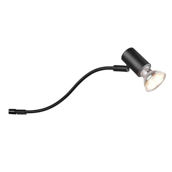Lampa ścienna do łazienki GIADA 283400132 metalowa IP44 czarna