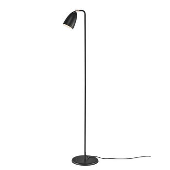 Stojąca lampa metalowa do salonu Nexus 2020644003 z wtyczką czarny