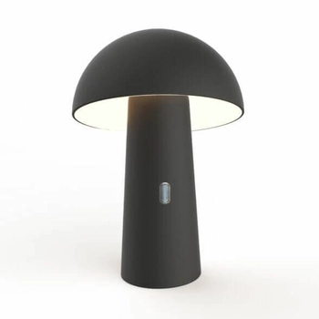 Bezprzewodowa lampka stołowa Shitake LUMSTK025NXWLNW King Home LED 7,5W 3000K IP44 grzyb czarny
