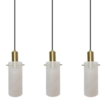 Lampa zwisowa nad stół Tirana LP-945/3L WH Light Prestige glamour biała