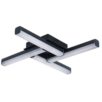 Nowoczesna lampa sufitowa Evan LED 18W 4000K do łazienki czarna