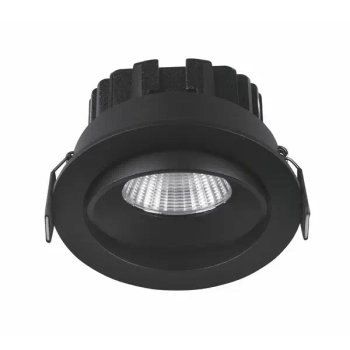 Wpuszczane oczko sufitowe MALLORCA czarne LE61579 LED 12W 3000K IP65 na taras