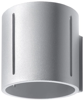 Kinkiet LAMPA ścienna SL.0354 metalowa OPRAWA tuba szara