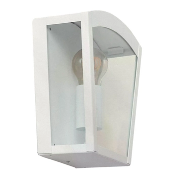 Zewnętrzna lampa ścienna Gardena Moderno ABR-KZN-B-E27 Abruzzo IP44 biały