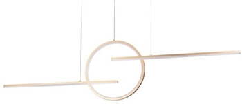 Ledowa lampa na listwie Lauren AZ5258 38W 3000K ring złota