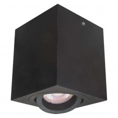 Spot LAMPA sufitowa EMILIO IT8004S1-BK Italux natynkowa OPRAWA prostokątna downlight czarny