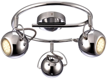 Lampa sufitowa Salva K-8002/3G CHR z reflektorkami chrom