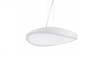 Wisząca lampa nowoczesna Circulo jadalniany żyrandol biały