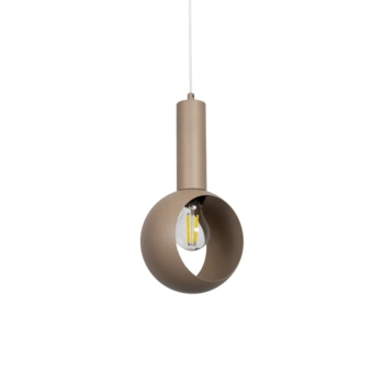 Wisząca kaszmirowa lampa VITRUM oczko 1xE27 nad stół do salonu 41550