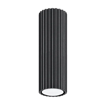 Lampa podłużna sufitowa KARBON SL.1569 ryflowana tuba czarna