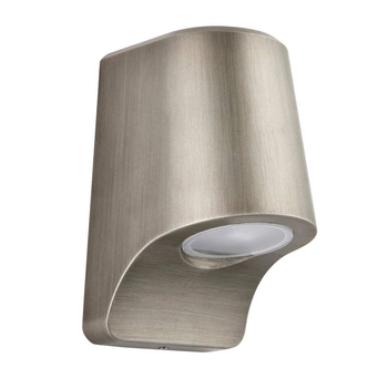 Zewnętrzny kinkiet L&-195536 LED 8W 2700K IP44 srebrny przezroczysty