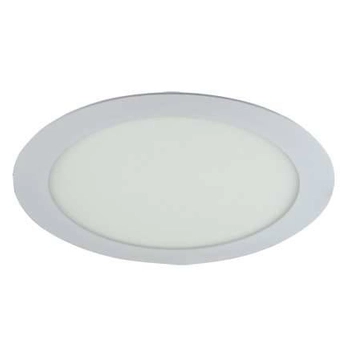 Wpuszczana LAMPA sufitowa SLIM LED C 02486 Ideus metalowa OPRAWA okrągła LED 12W 6500K do zabudowy biała