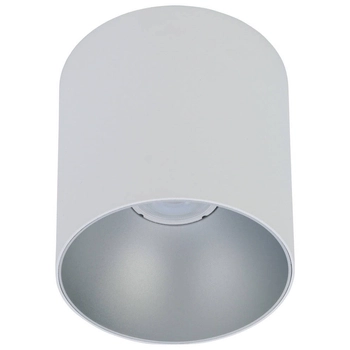 Spot LAMPA sufitowa POINT TONE 8220 Nowodvorski metalowa OPRAWA tuba downlight biały srebrny