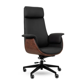 Ergonomiczny fotel biurowy Admiral KH1501100303 ekoskóra czarny